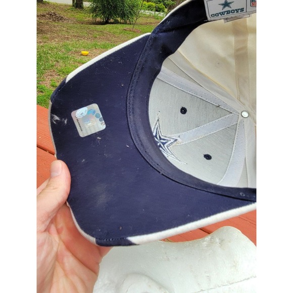 Vintage Dallas Cowboys Hat Football Back Adjustable Strap back Hook And Loop - Picture 10 of 11